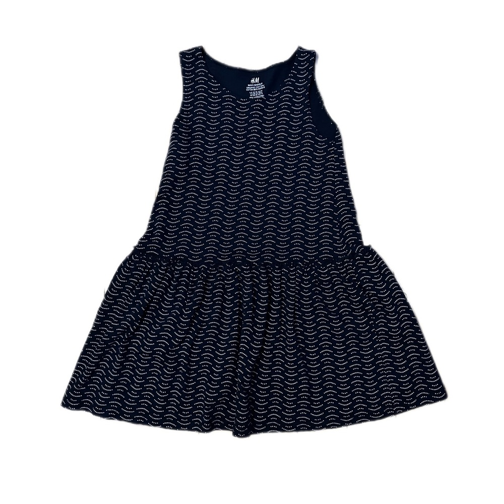H&M navy sleeveless dress